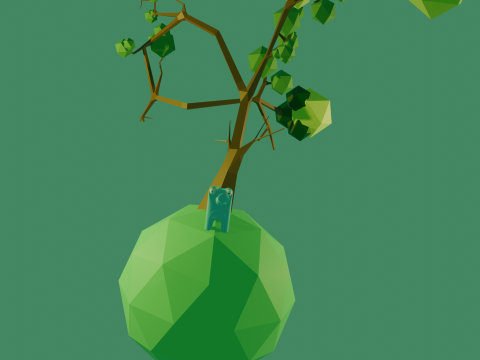 Low poly tree 3Dモデル