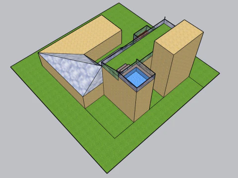 Morden mansion 3D Model