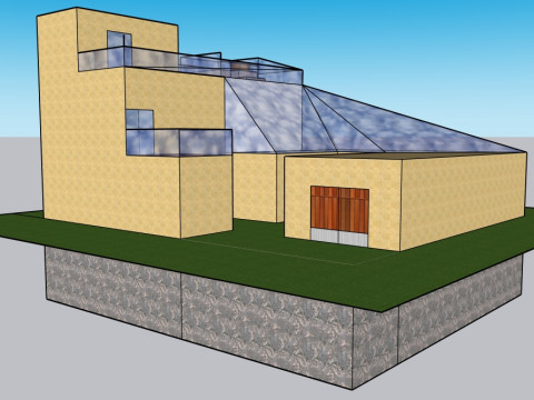 Morden mansion 3D Модель