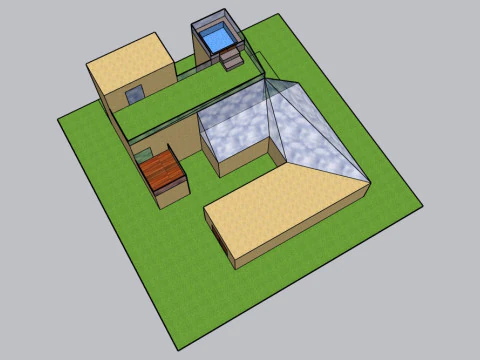 Morden mansion 3D Model