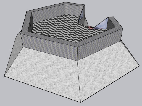Outdoor kitchen 3D Model