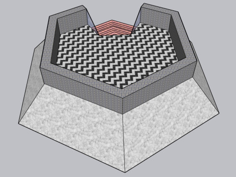 Outdoor kitchen 3D Model