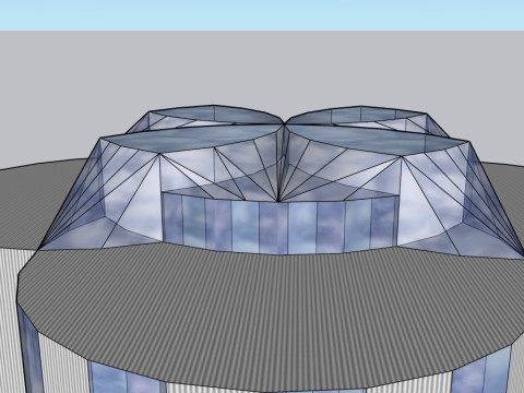 The high curve building Modelo 3D
