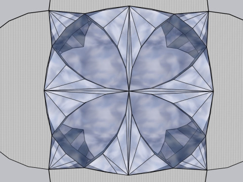 The high curve building Modelo 3D