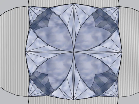 The high curve building 3D Model