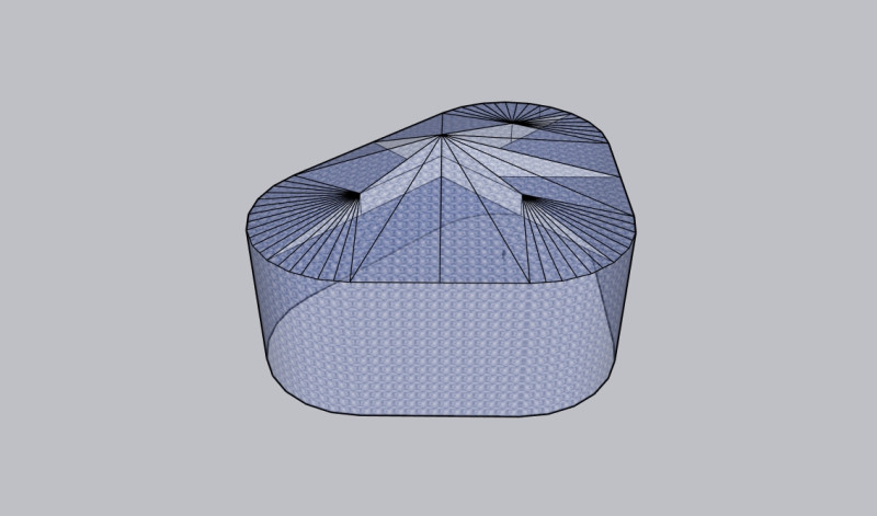 The glass triangle 3D Model .c4d .max .obj .3ds .fbx .stl .blend