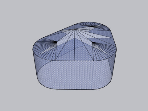 The glass triangle 3D Model