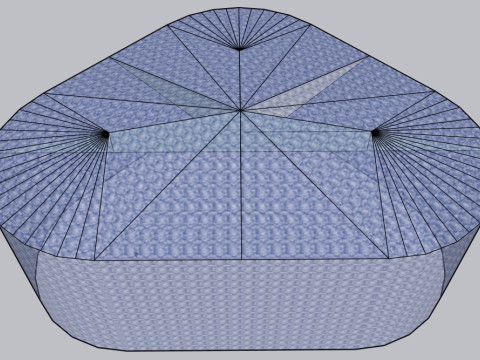 The glass triangle 3D Model
