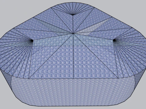The glass triangle 3D Model