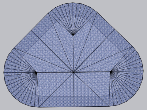 The glass triangle 3D Model