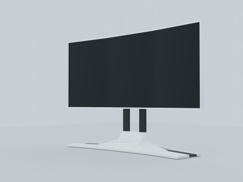 Height-adjustable gaming monitor 3D 모델