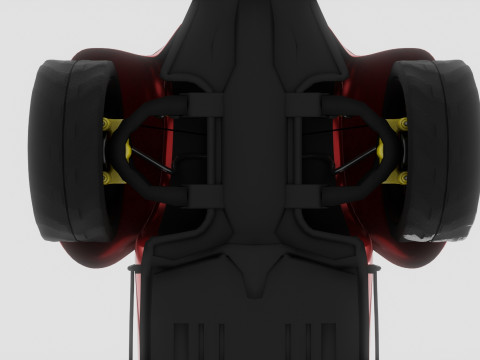 Inverted tricycle electric vehicle Modelo 3D