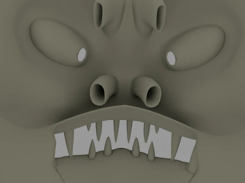 Alien-Sch&auml;del 3D-druckbares Modell 3D Druckmodell