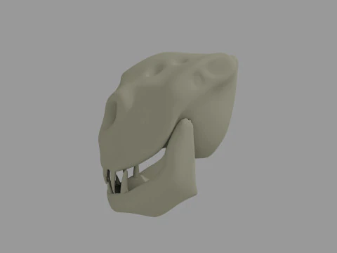 Alien-Sch&auml;del 3D-druckbares Modell 3D Druckmodell