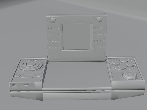 Portable video game retractable display Low-poly 3D Модель