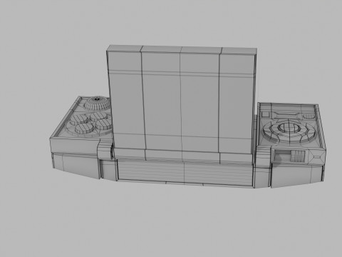 Portable video game retractable display Low-poly 3D Модель