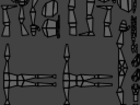 Alien of Varginha Retro Model PSX Style Low-poly 3D Model