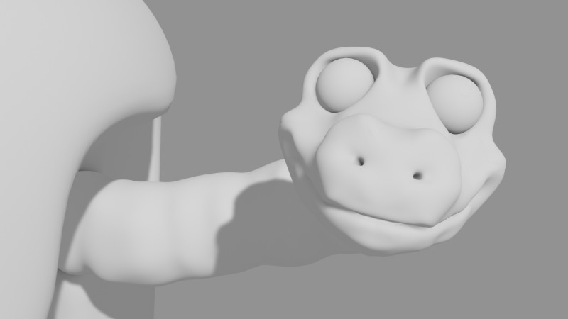 Maçã com Minhoca Modelo de Impressão 3D .c4d .max .obj .3ds .fbx .stl .blend