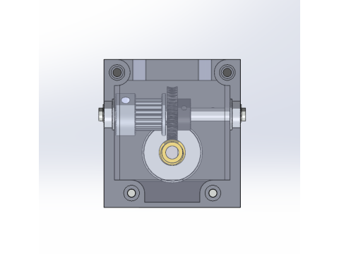 Worm gear for nema 17 or stepper motor 42mm Modello di stampa 3D