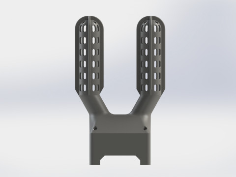 BOXING GLOVE DRYER USES ONE 120MM FAN AND SUPPORT FREE Model do druku 3D