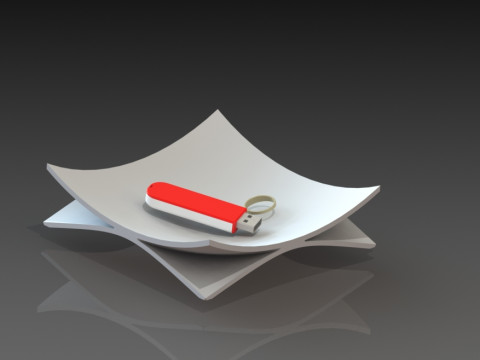 Key bowl or contain other small things Model Cetak 3D