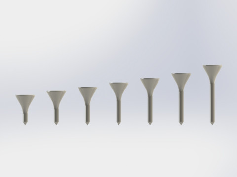GOLF TEE Modello di stampa 3D