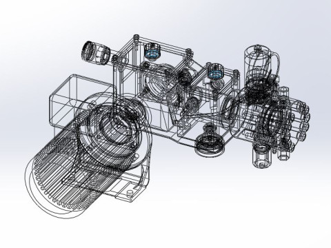 Milton Roy Pump 3Dモデル