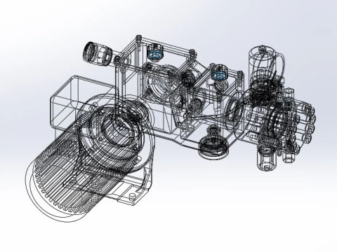 Milton Roy Pump 3D Model