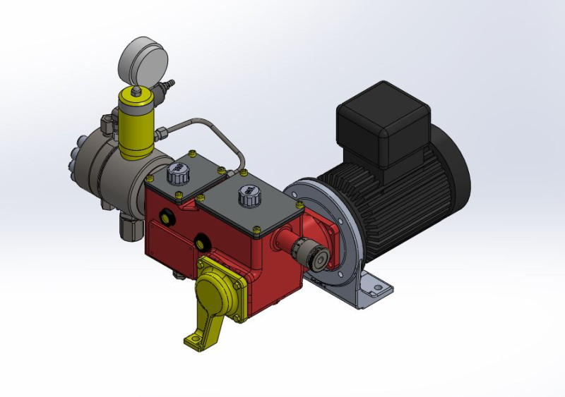 Milton Roy Pump 3Dモデル .c4d .max .obj .3ds .fbx .stl .blend 