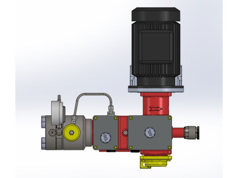 Milton Roy Pump 3Dモデル