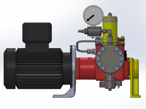 Milton Roy Pump 3Dモデル