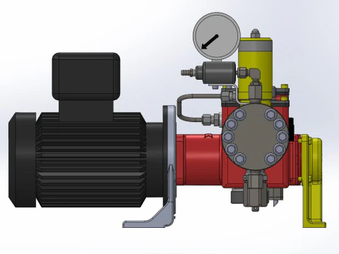 Milton Roy Pump 3D Model