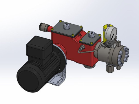 Milton Roy Pump 3Dモデル