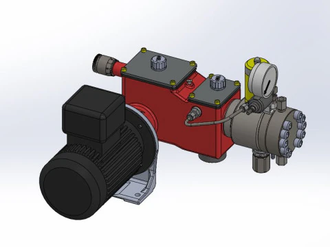 Milton Roy Pump 3D Model
