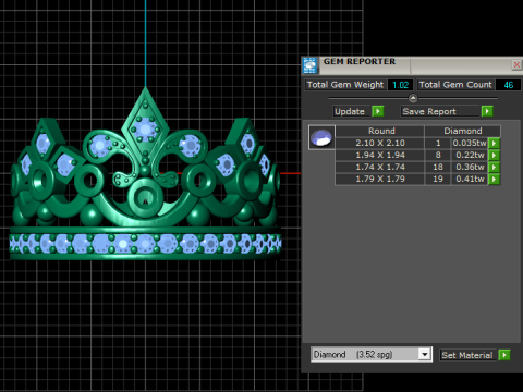 TAJ RING PENDANT 3D PRINTABLE MODEL Modèles 3D en vedette