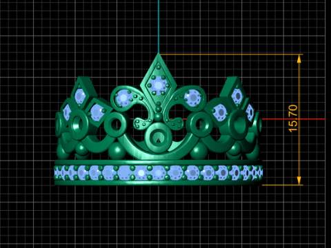 TAJ RING PENDANT 3D PRINTABLE MODEL 3D Print Model