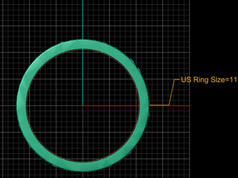 TAJ RING PENDANT 3D PRINTABLE MODEL 3D Принт Модель