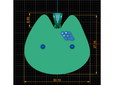 CARTO GHOST PENDNT 3D PRINTABLE MODEL 3D Print Model