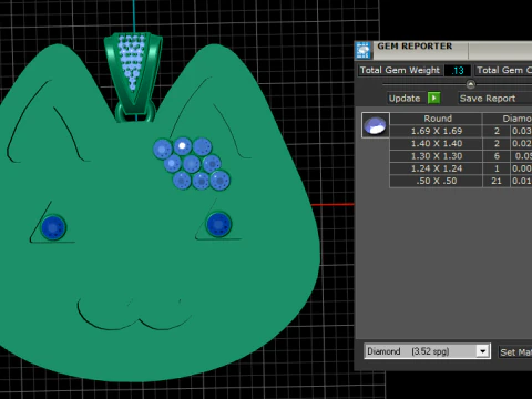 CARTO GHOST PENDNT 3D PRINTABLE MODEL 3D Print Model