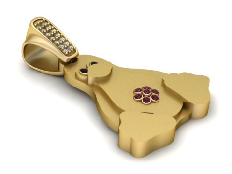 PENGINE GOLD PENDANT 3Dプリントモデル