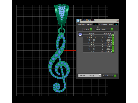 3D GOLD PENDANT 3D 프린트 모델