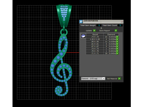 3D GOLD PENDANT 3D Print Model