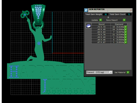 HAPPY JAMPING PENDANT 3D Print Model