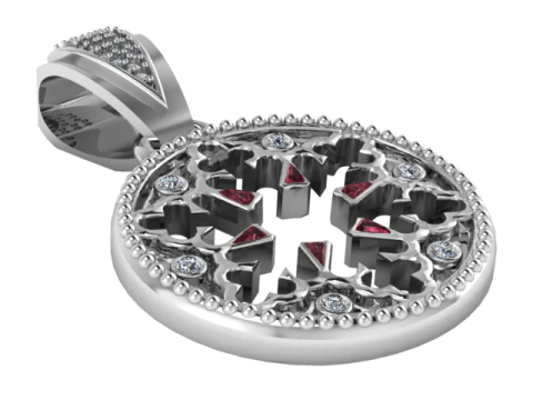 3D GOLD PENDANT 3D Print Model