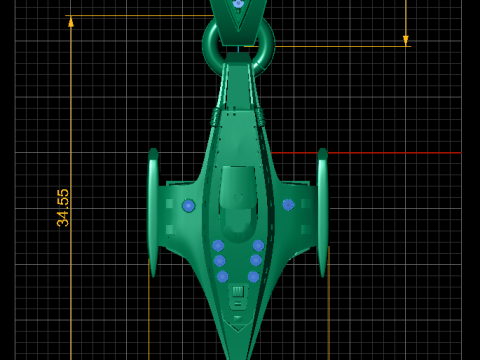 米扎尔金吊坠 3D 打印模型