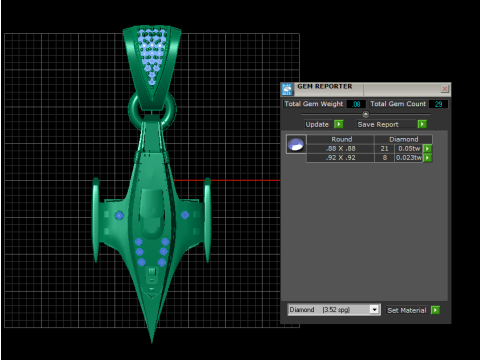 米扎尔金吊坠 3D 打印模型