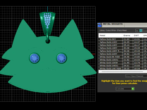 КУЛОН &laquo;КОШАЧАЯ ЛИЦА&raquo; 3D Принт Модель