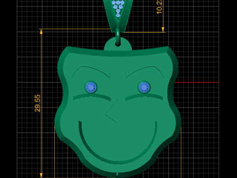 FACES MASK PENDANT Modèles 3D en vedette