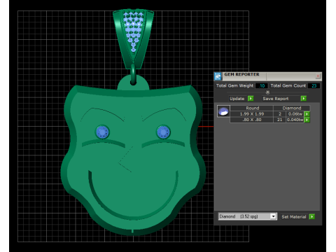 FACES MASK PENDANT Modèles 3D en vedette