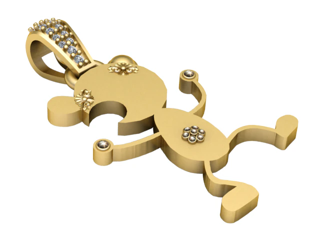 3D ANIMALS PENDANT 3D Print Model .c4d .max .obj .3ds .fbx .stl .blend